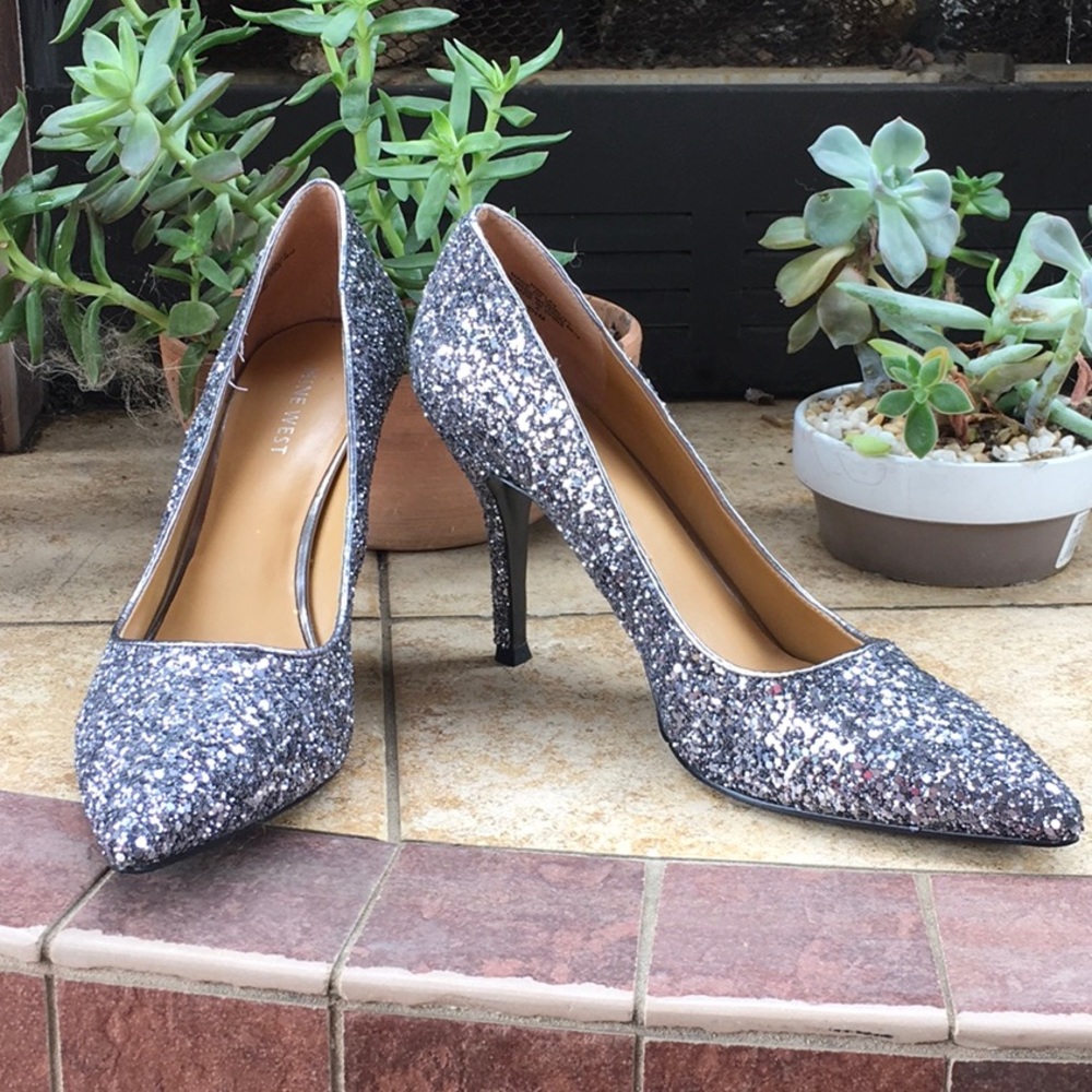 Sparkly high heels